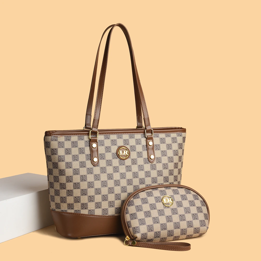 新款时尚轻奢百搭潮流女士单肩斜挎包235卡其格