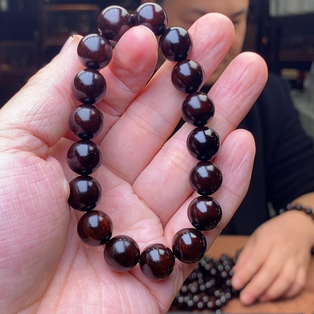 檀香紫檀（小叶紫檀）手串/手链12*17