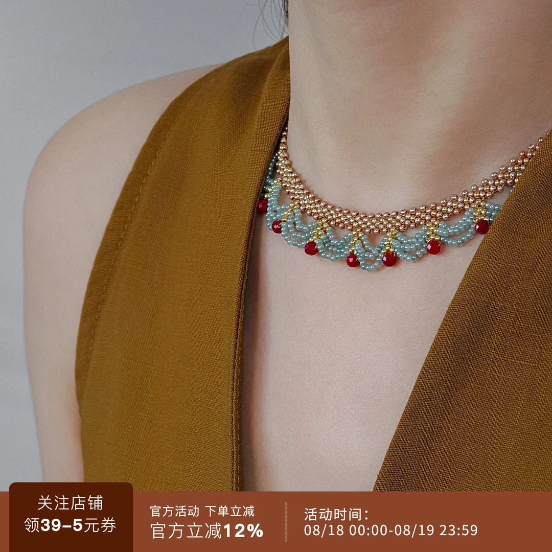 铜合金项链 唐宋美学！新中式国风复古choker颈链项链女款2025新款