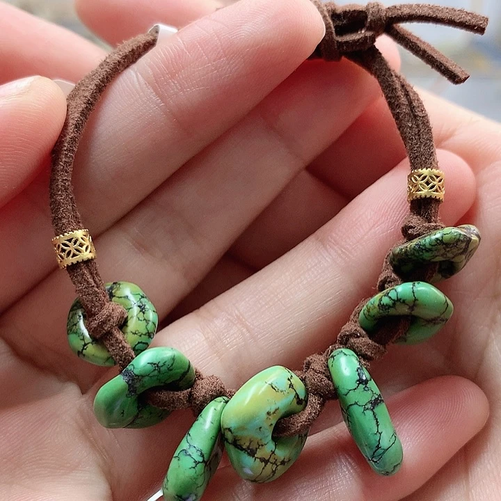 未镶嵌绿松石珠宝奇石