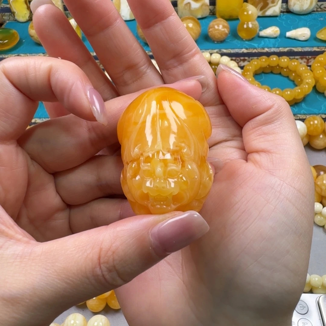 琥珀未镶嵌手链同料