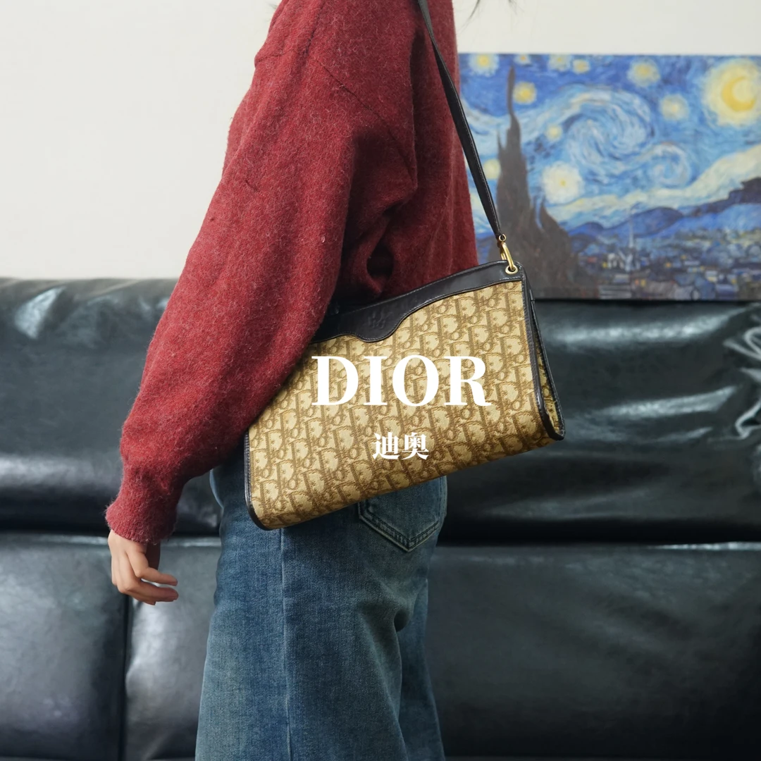 95新 DIOR/迪奥 老花单肩包/HD01806011/6011