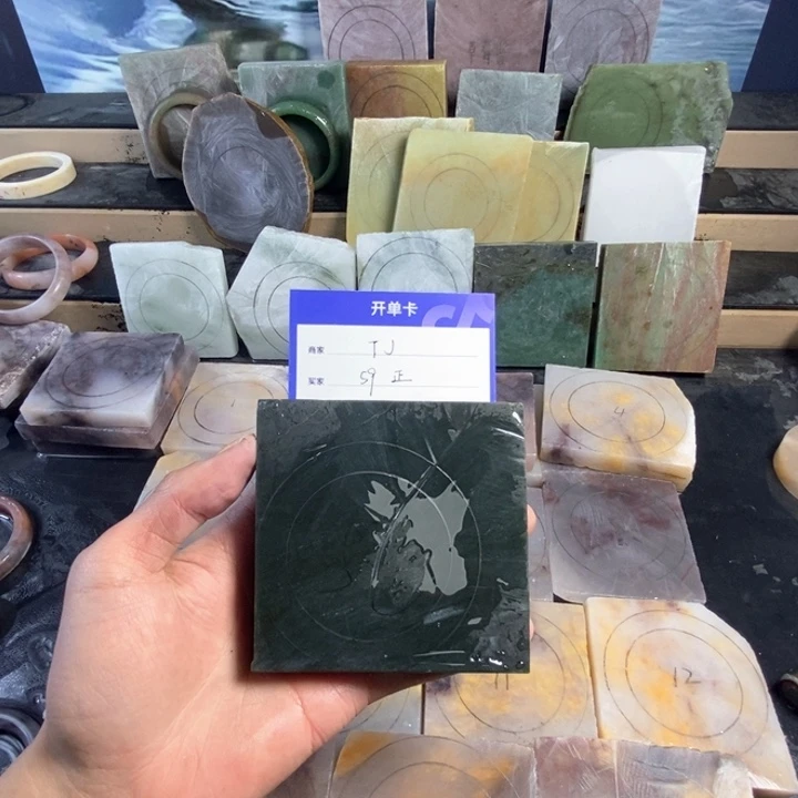 和田玉手镯未镶嵌T**.定制手镯