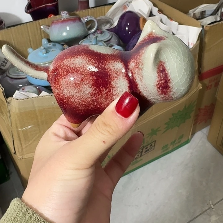 摆件陶郑家钧窑摆件