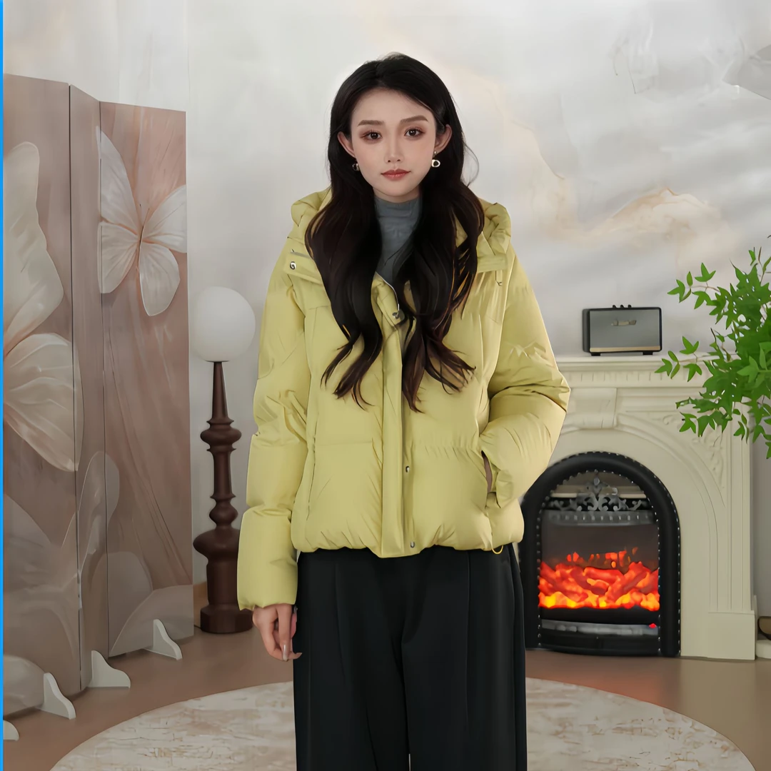 歌蒂诗冬季专柜新款时尚气质休闲羽绒服3F46Y1576
