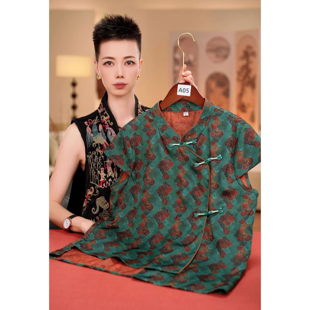 【编号：A05】夏季女士新中式国风小衫【先选编号，再选尺码】