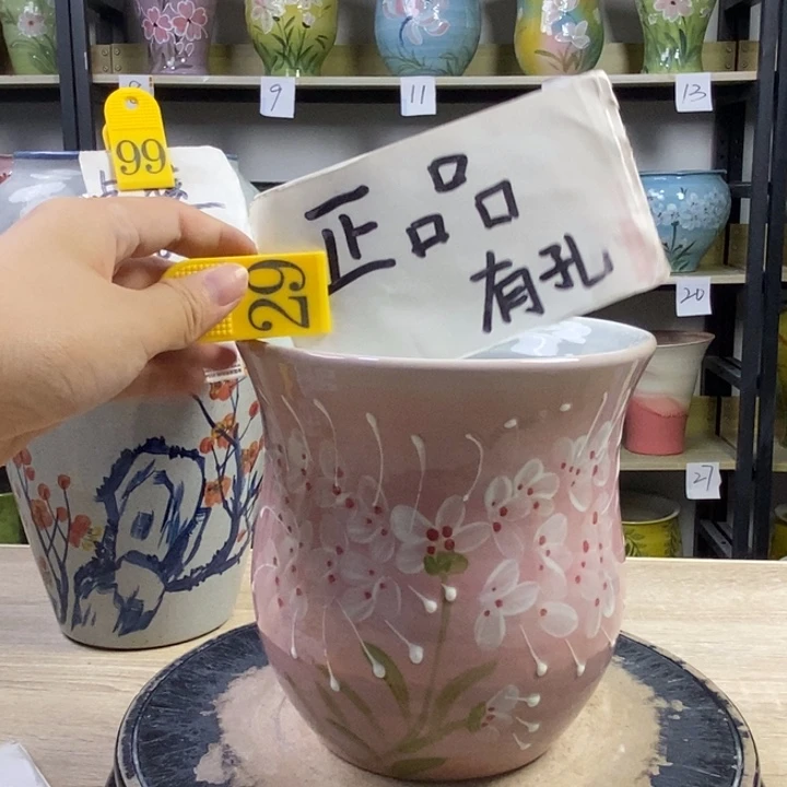 景德镇高温陶瓷花盆