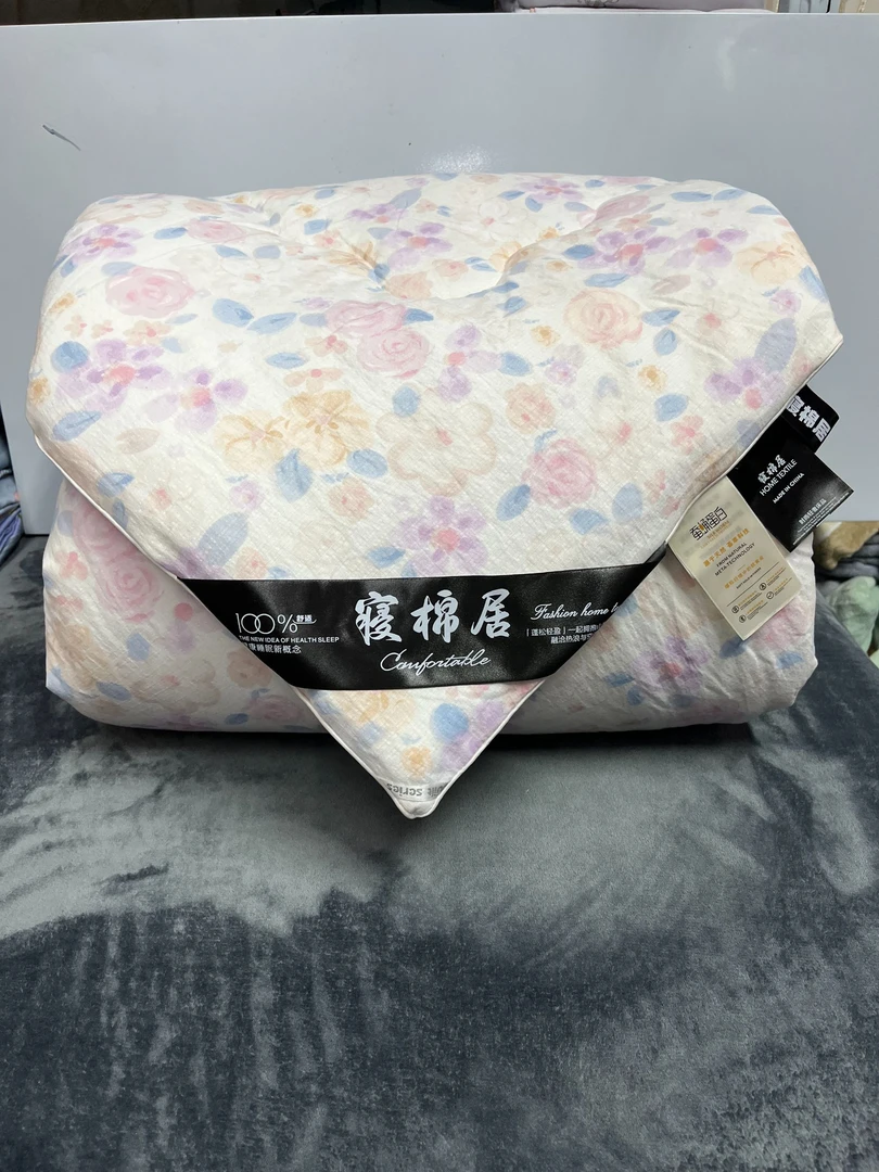 三生有幸云感皱皱纱加厚夏被200*230cm双人3.5-4斤左右
