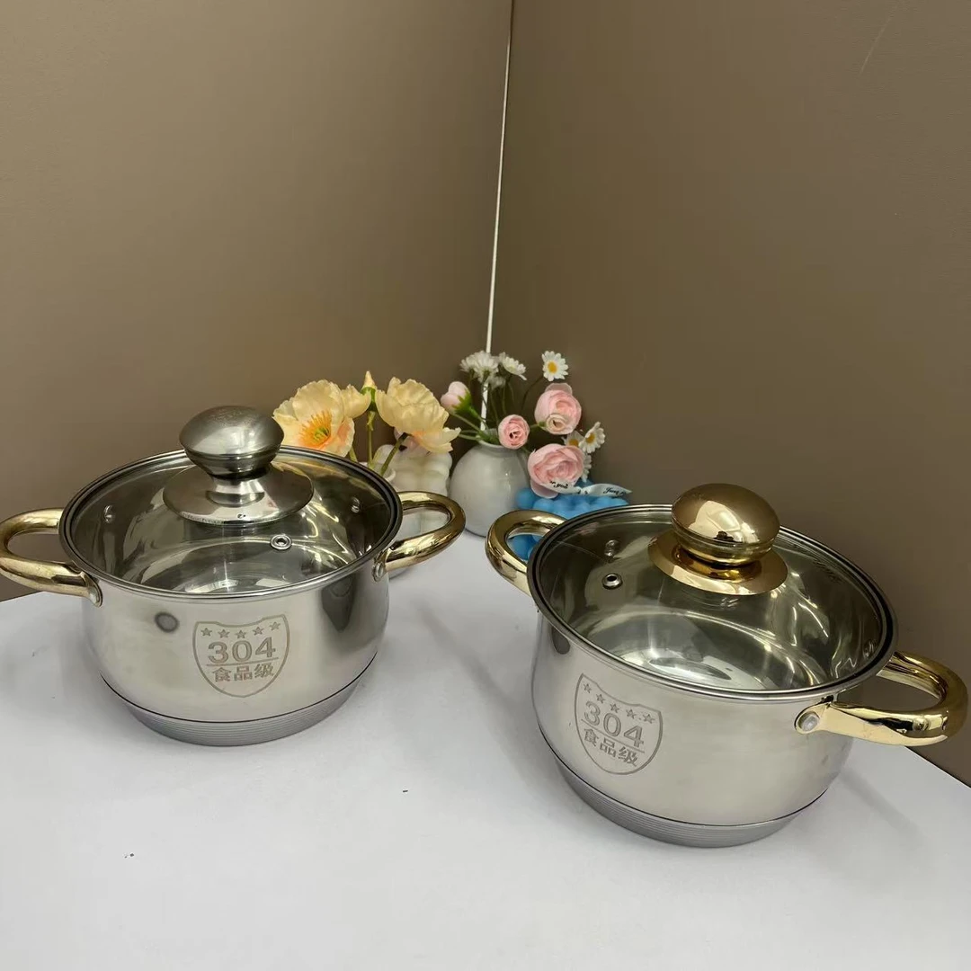 超厚底金色尊贵炖锅1个高档家用款居家必备神器【汤姆粉丝专属】