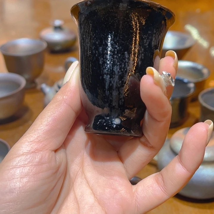 杯十*叔紫泥柴烧杯子杯子杯子杯