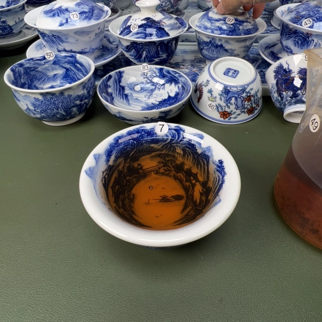 木木景德镇纯手工纯手绘茶具7