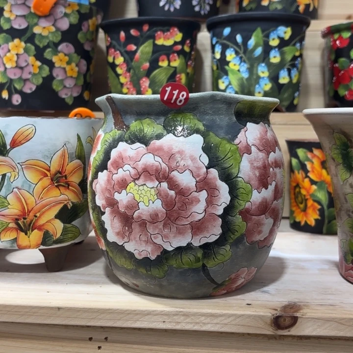 景德镇手绘花盆陶瓷13/15