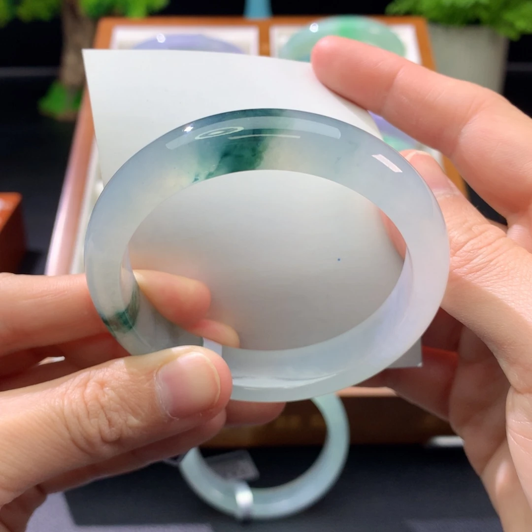 翡翠未镶嵌手镯闪购 17