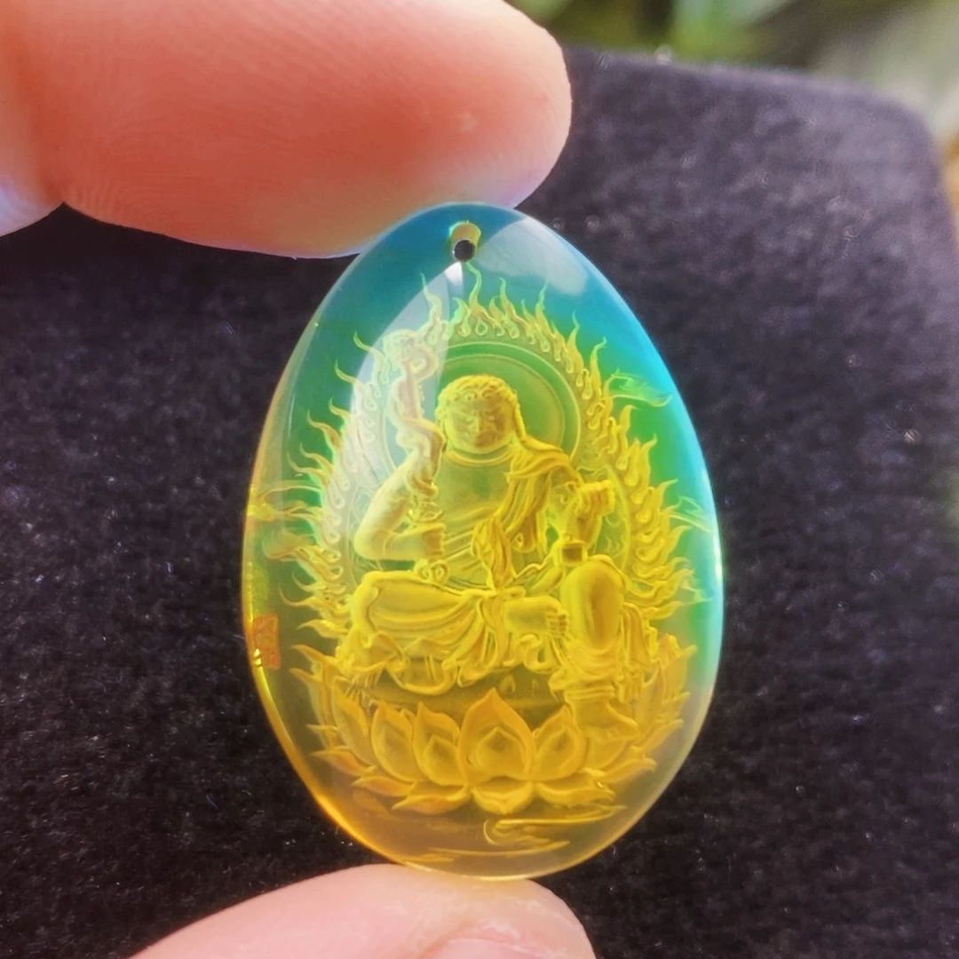 【闪购商品】蓝珀吊坠(不含链)未镶嵌