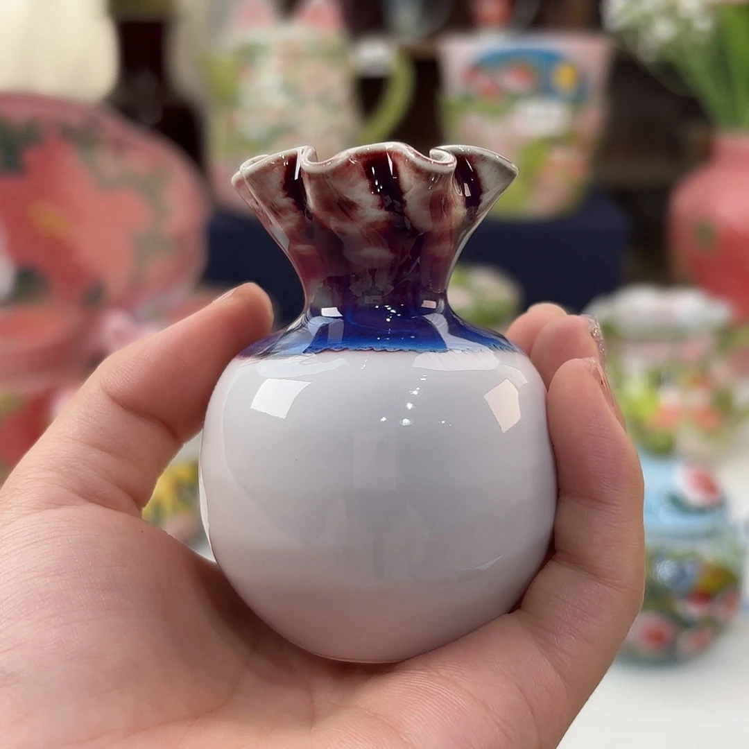 景德镇手绘高温釉下彩陶瓷茶具