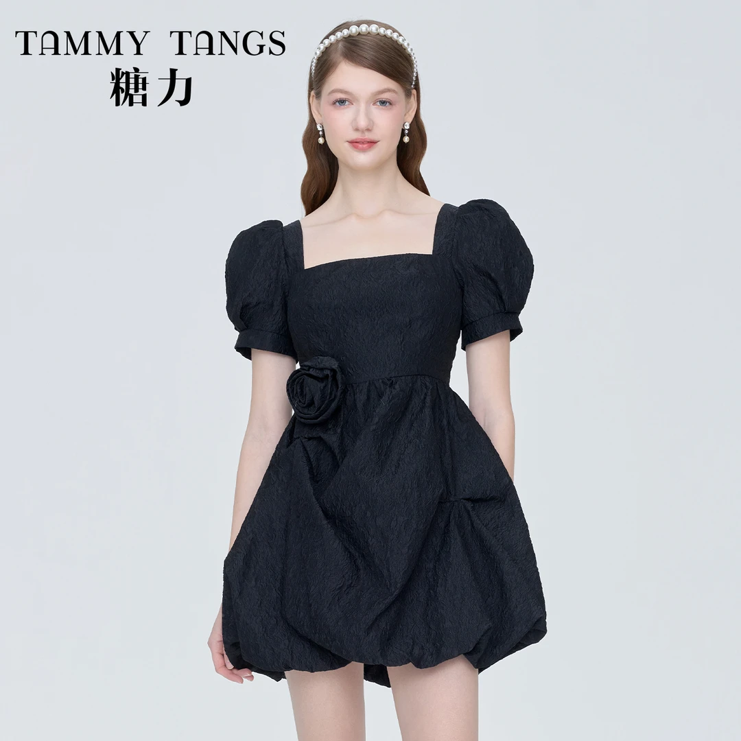 7336【马琦尧专属】糖力提花连衣裙TWEXQ47336