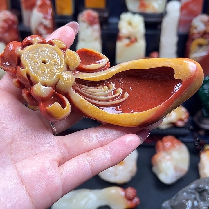 寿山石牛蛋田黄石