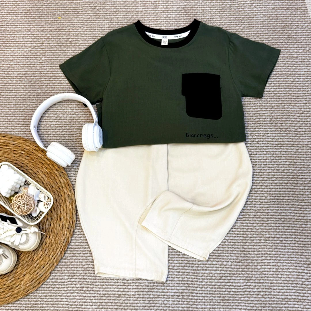 A类绵绸【弯刀裤】儿童人造棉防蚊夏季轻薄透气男女童百搭款休闲裤