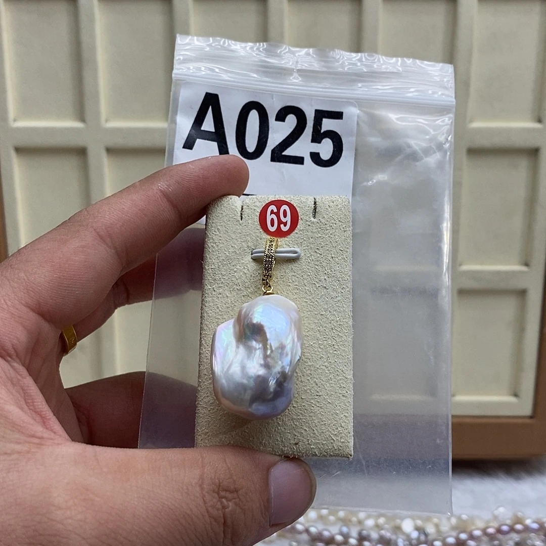 颈饰淡水珍珠银S925镶嵌