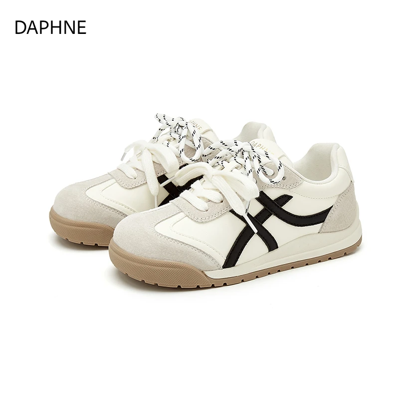 达芙妮2025秋季新款潮流百搭运动轻便小白鞋休闲板鞋BW-25602