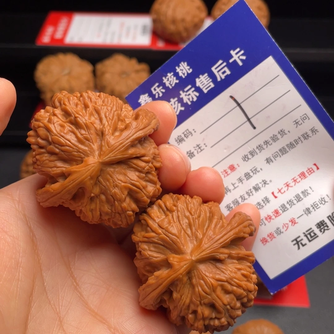 文玩核桃把件白狮子44尺