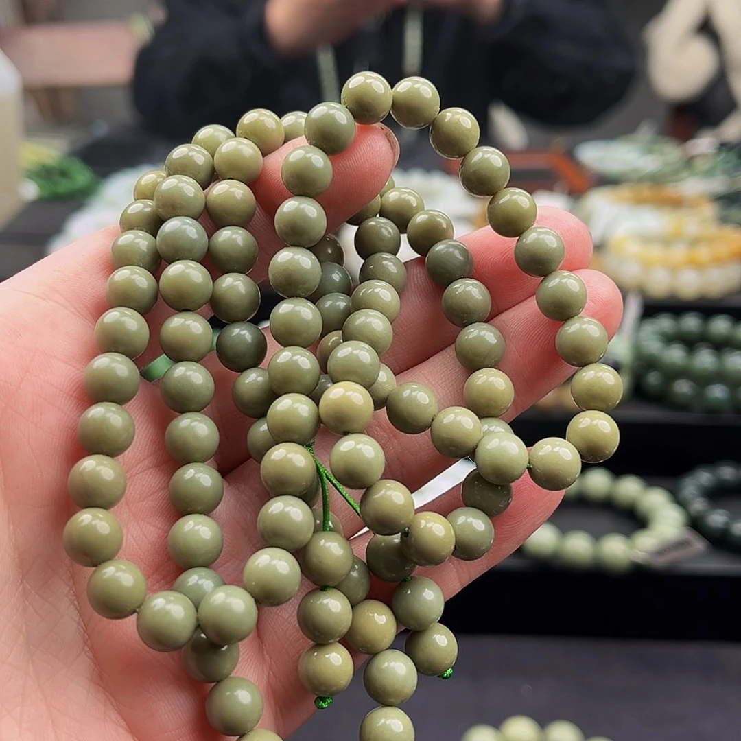 和田玉手串未镶嵌