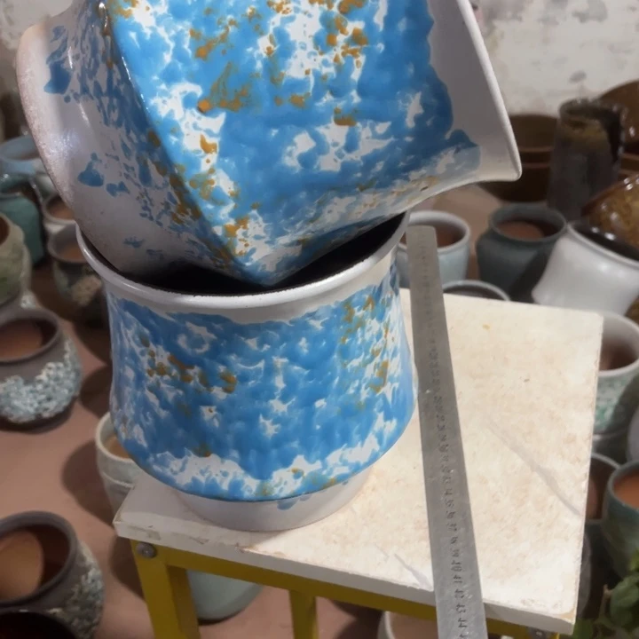 花盆紫砂口径20高度21两只正品