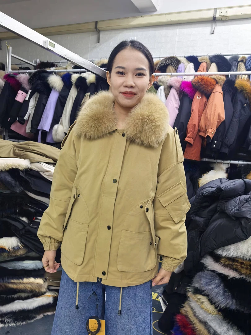 福利后背兜短款女装派克服时尚百搭