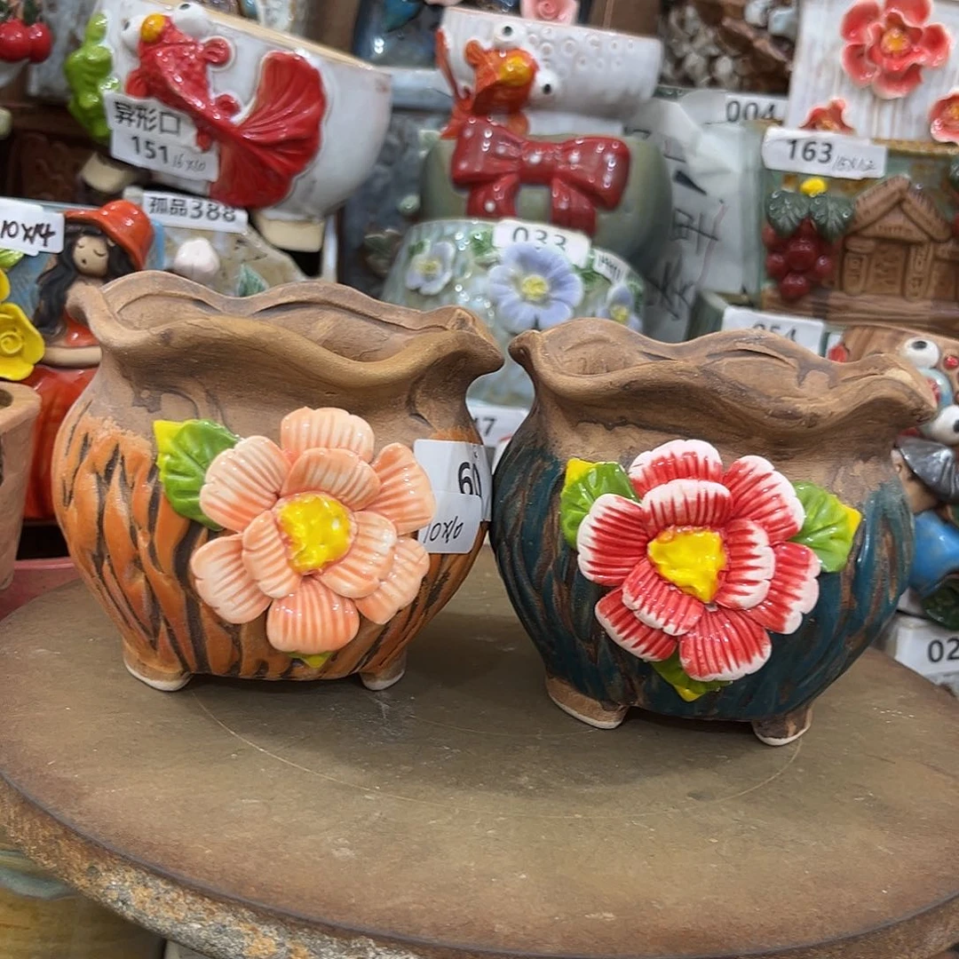 粗陶多肉花盆花盆