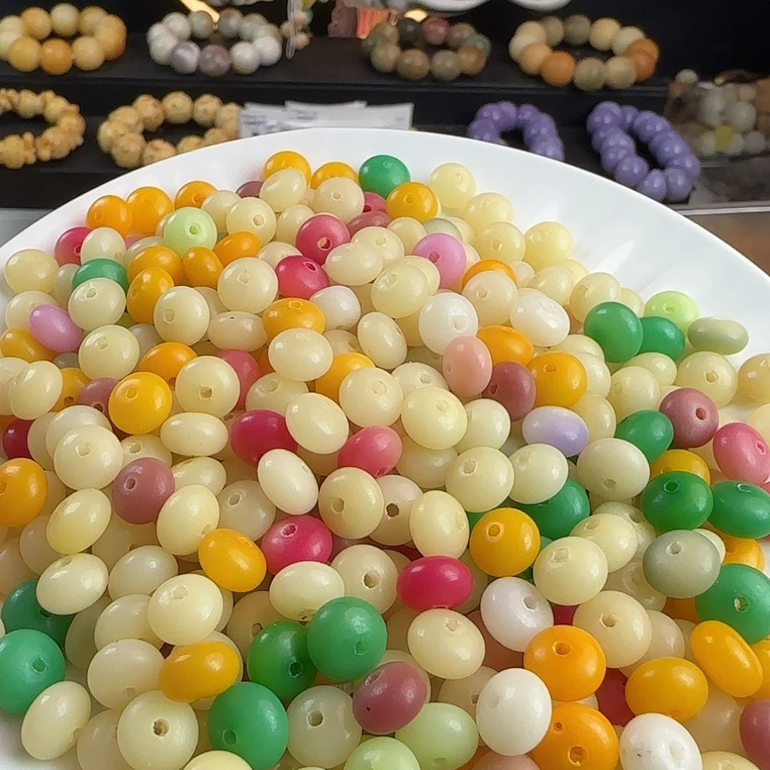 手串菩提根/象牙果瑕6✖️9缤纷算盘1000颗批发