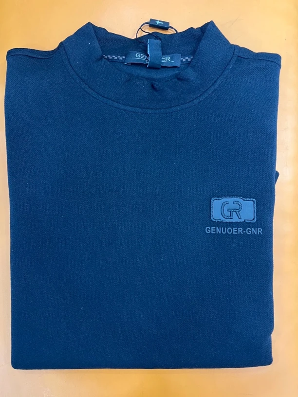 戈诺尔高品质打底卫衣男士长袖休闲半高领