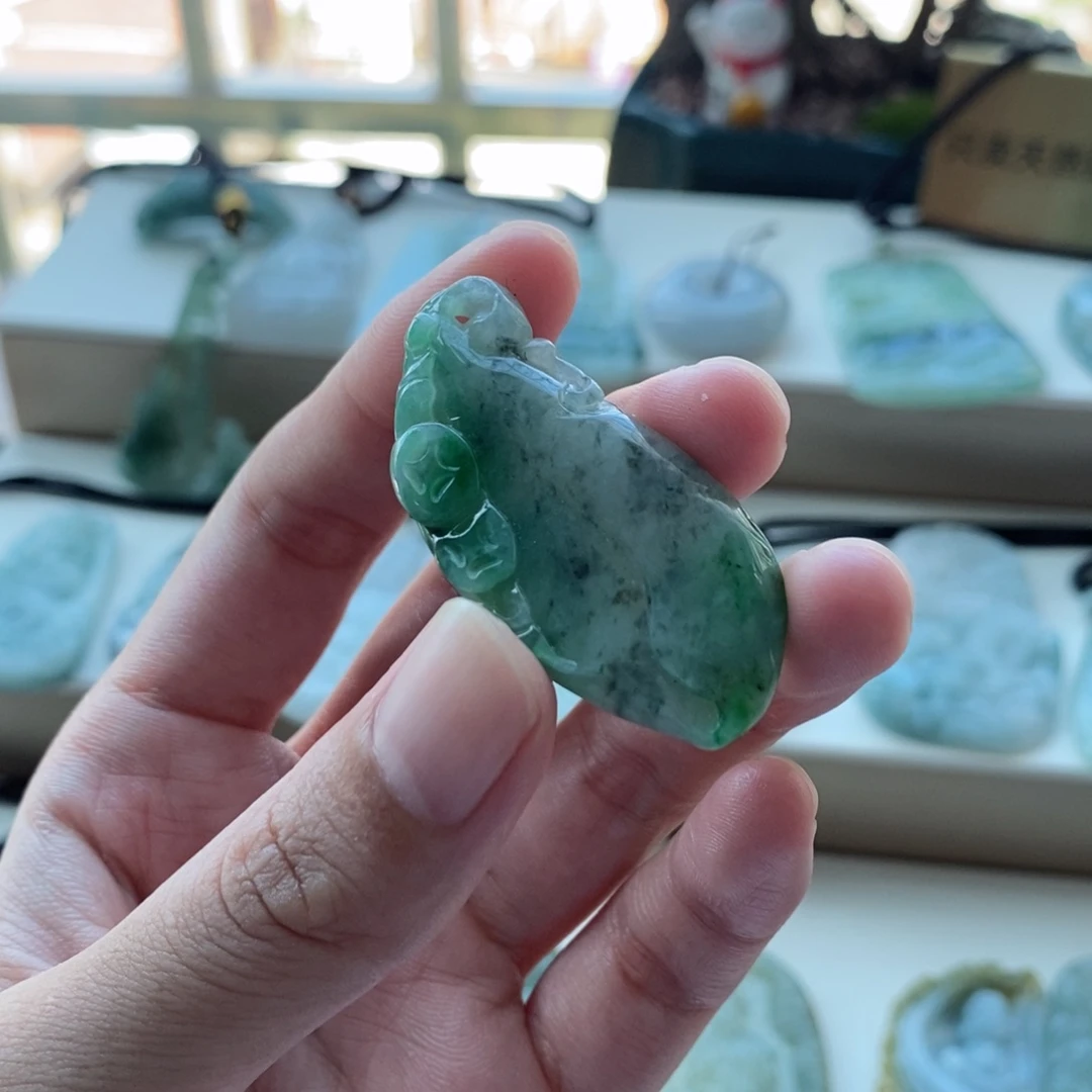 【闪购商品】颈饰未镶嵌翡翠天然缅甸A货翡翠