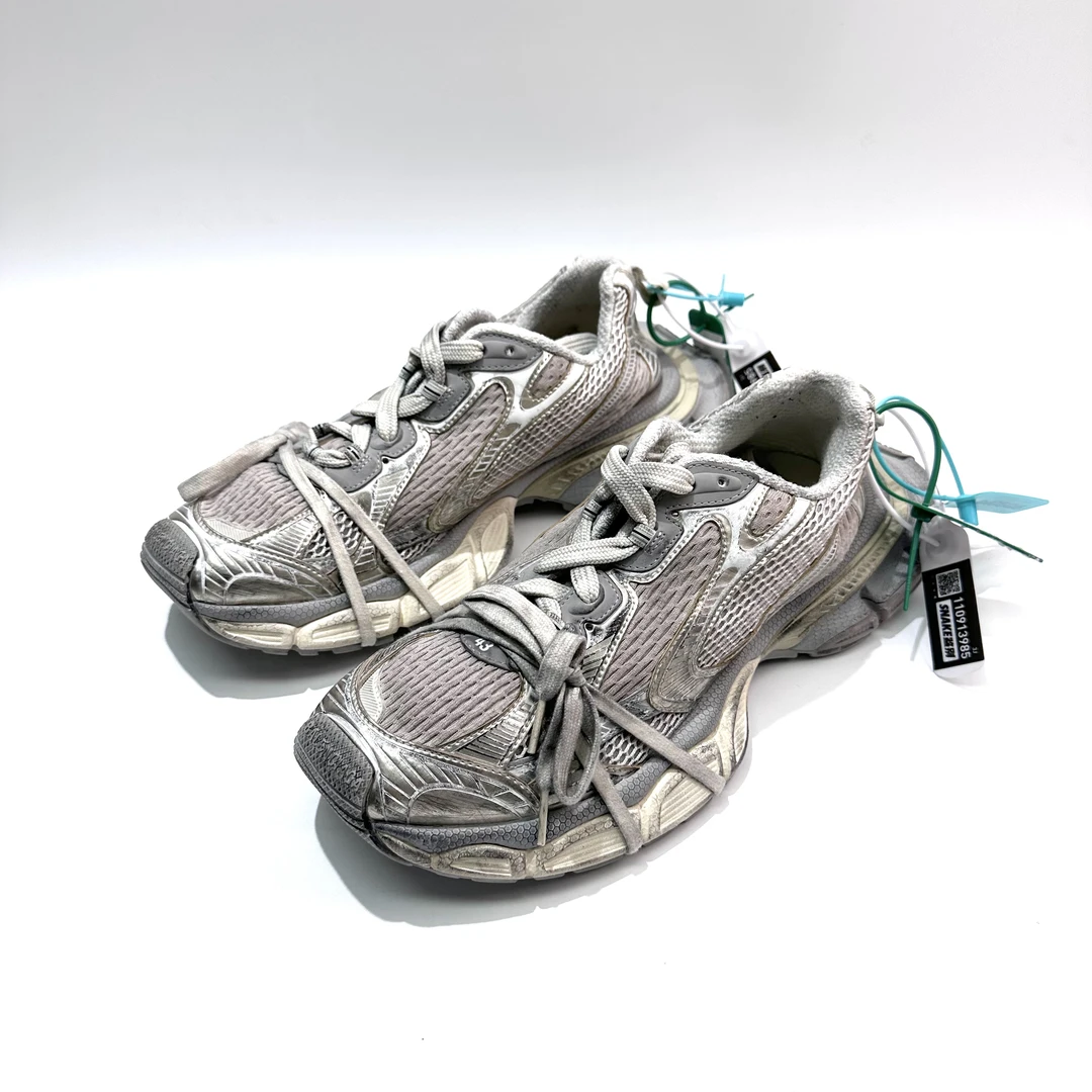 95新 Balenciaga/巴黎世家 43码 浅米色3XL老爹鞋bl0505