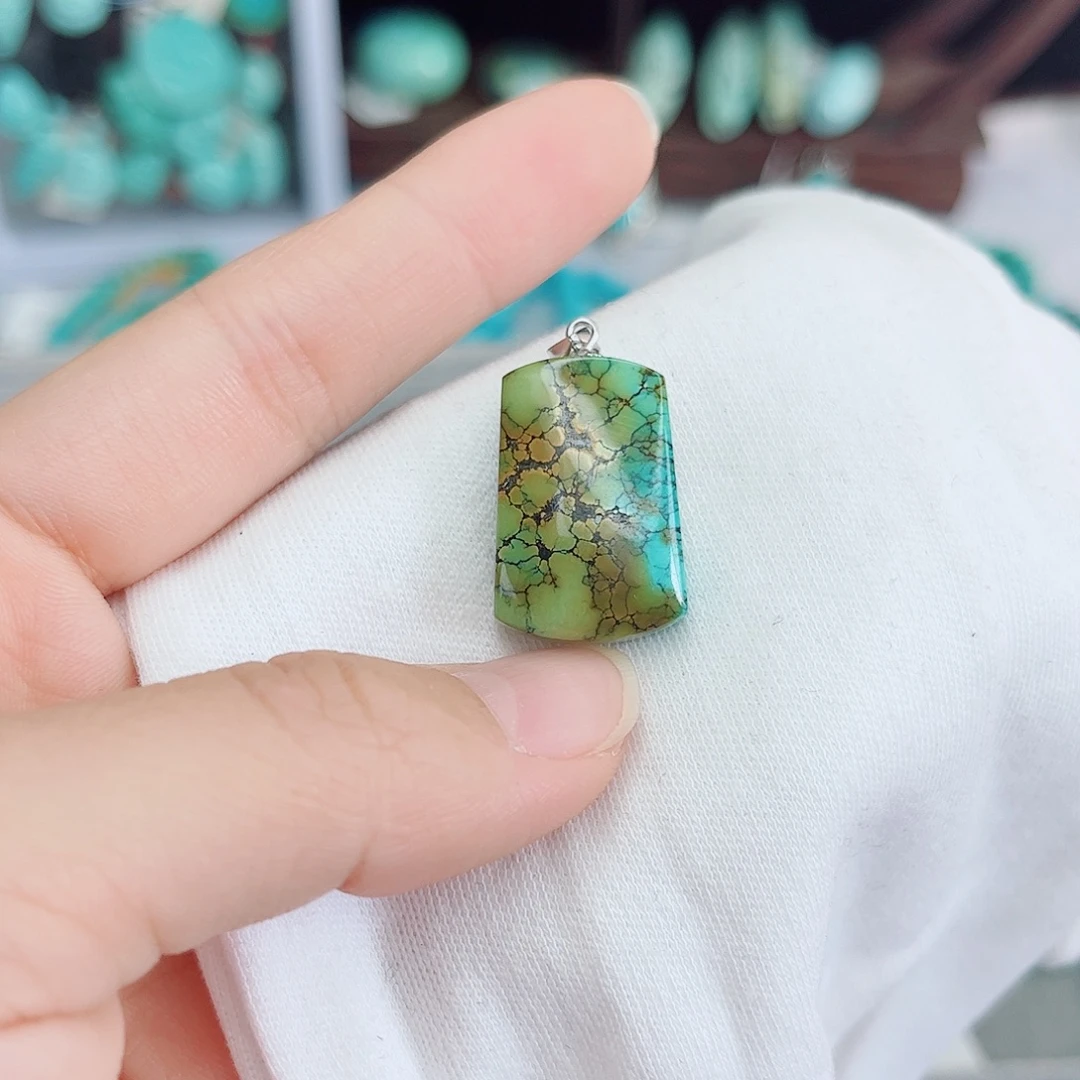 绿松石18K金镶嵌绿松石