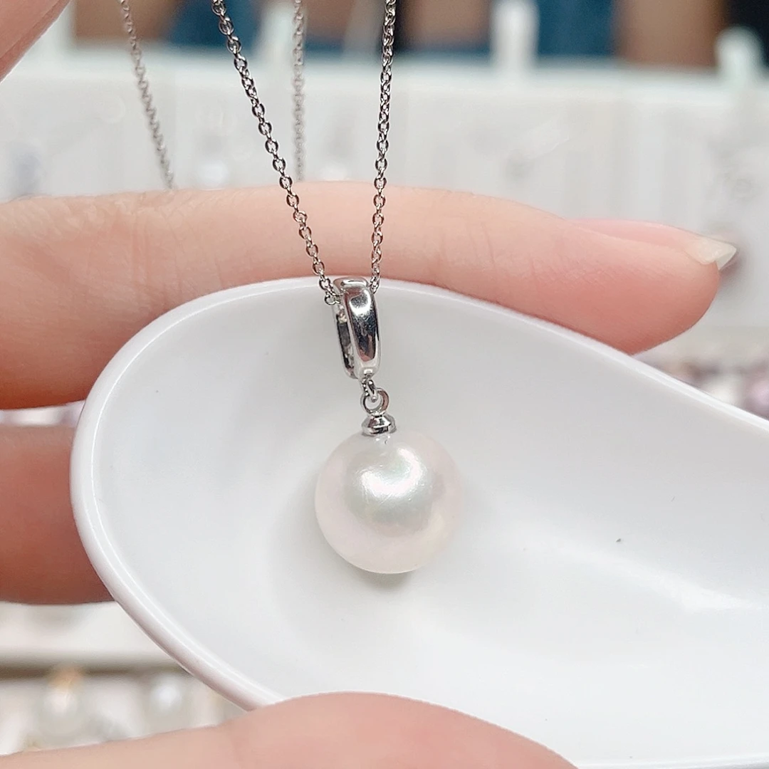 淡水珍珠吊坠(赠链)合金
