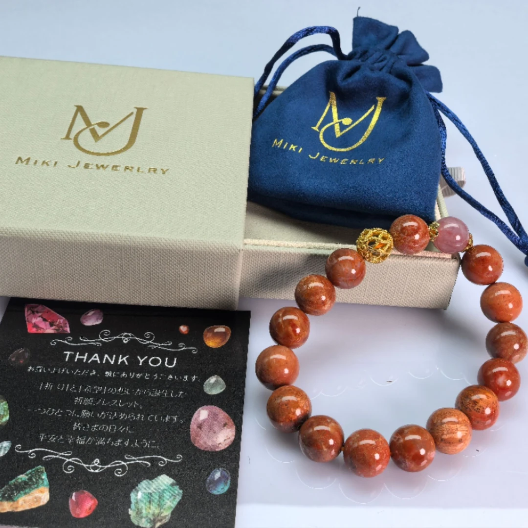 非金属仿水晶手链 【专柜正品】日本制手串带镀金配饰 自用送礼臻品