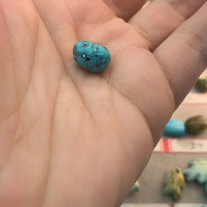 绿松石未镶嵌吊坠(不含链)