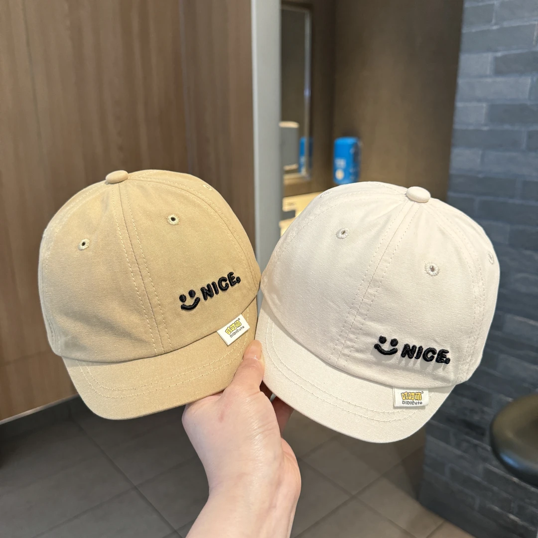 婴幼儿遮阳帽春秋薄款鸭舌帽男女儿童棒球帽韩版休闲字母宝宝帽子