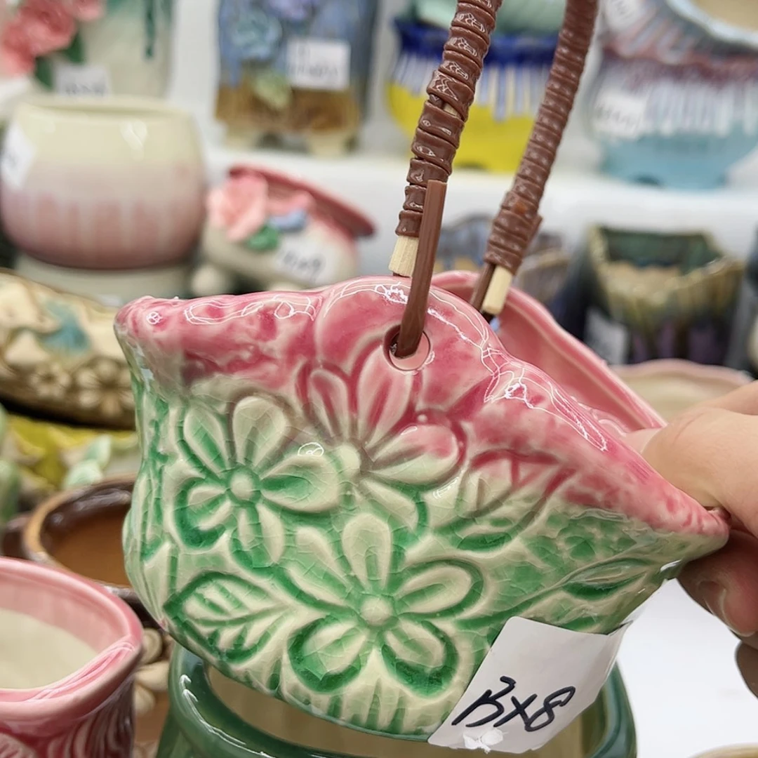 【闪购商品】陶瓷多肉绿植陶瓷花盆