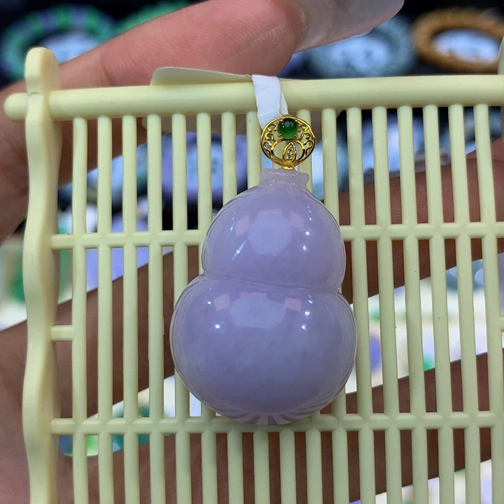雨***燕18K金镶嵌手链翡翠翡翠