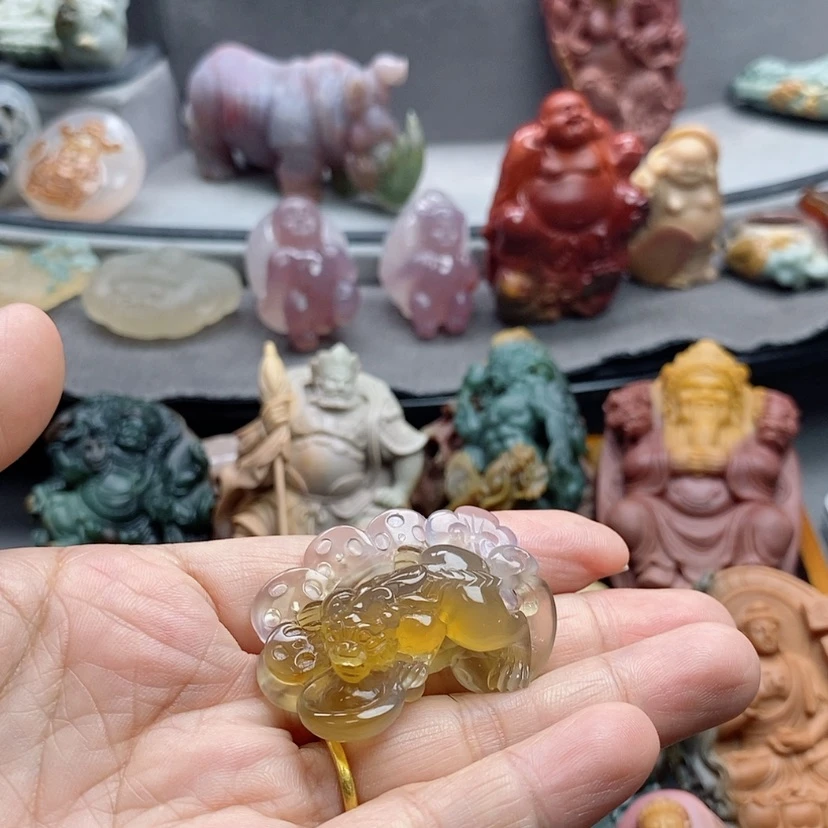 【闪购商品】未镶嵌吊坠定制玛瑙