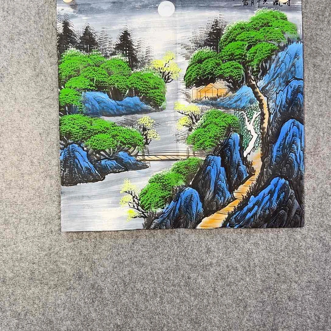 国画364 花鸟在此处飞翔也不太