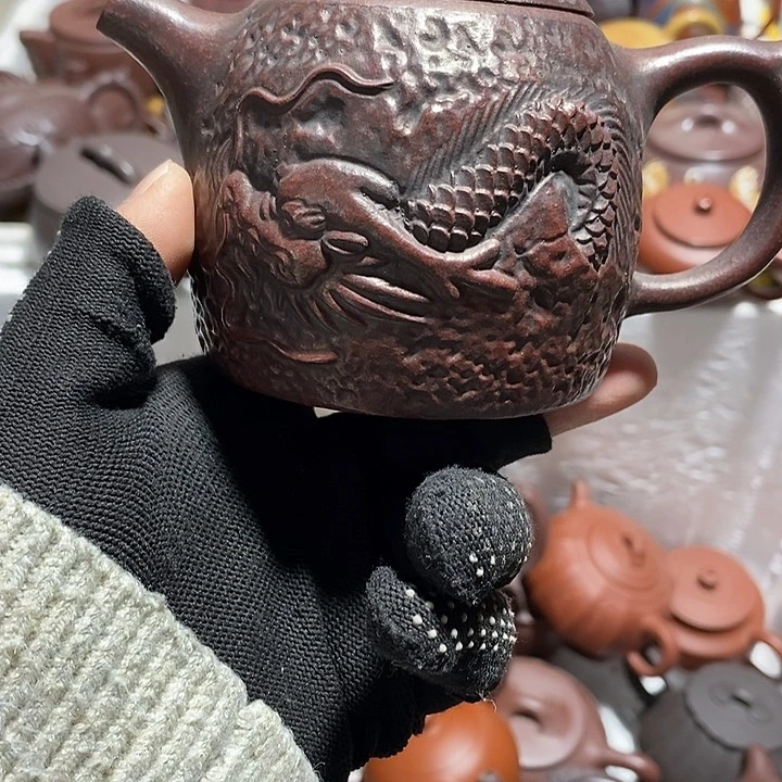 紫砂茶壶盖磕微瑕