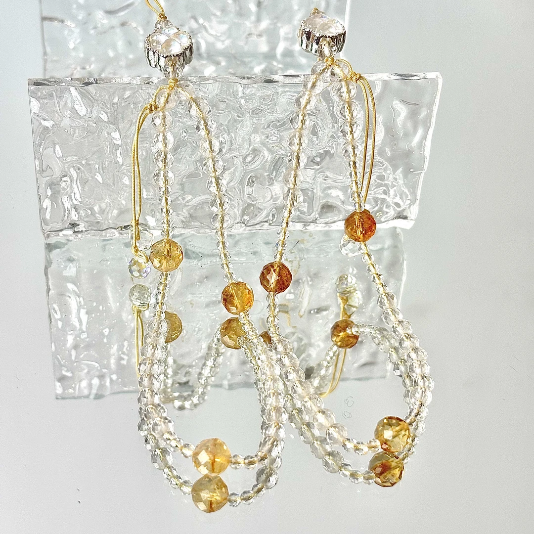 【来财】黄塔晶白水8mm挂件手机挂包挂面小仙多样性发其一