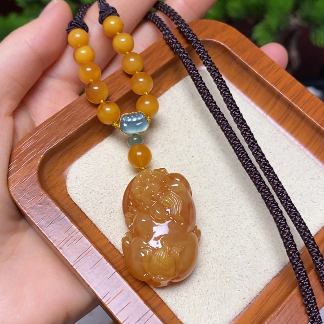 【闪购商品】未镶嵌颈饰蜜蜡项链