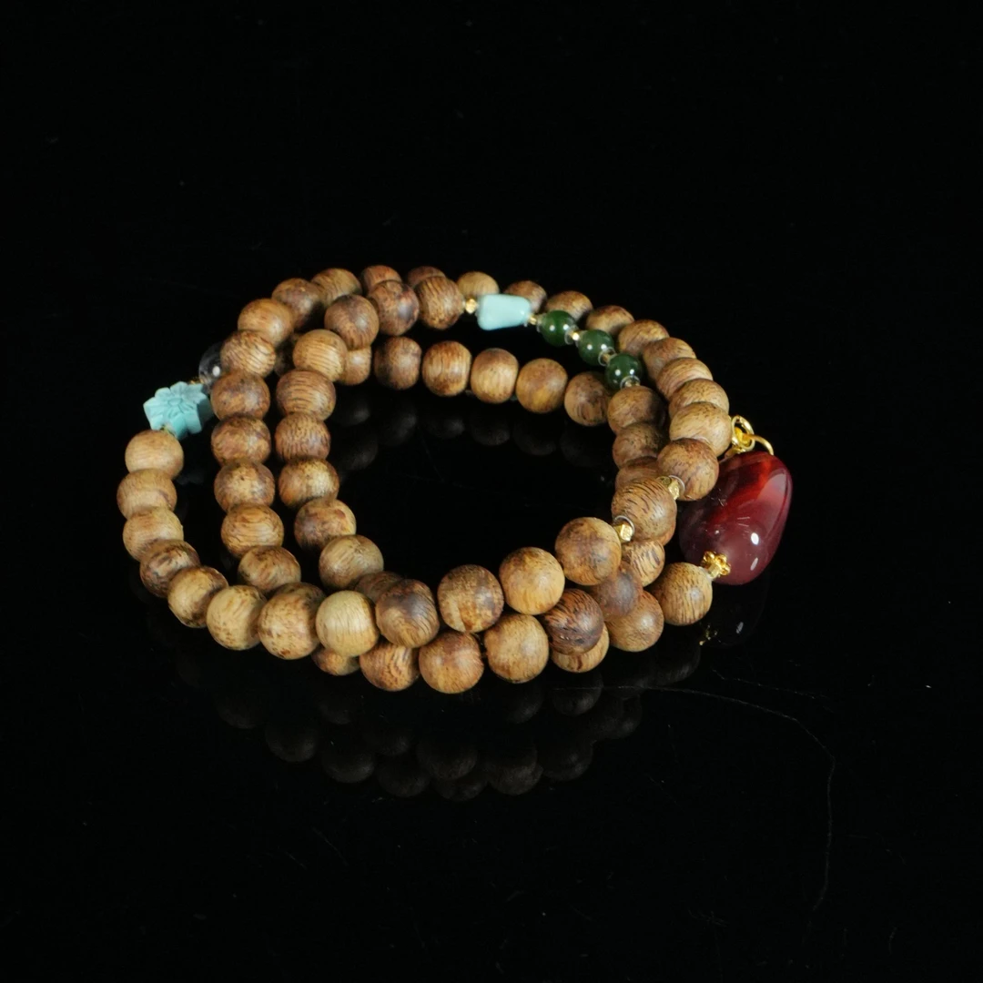 DY-A9068 柬埔寨软丝奇韵沉香 0.7cm13.72g