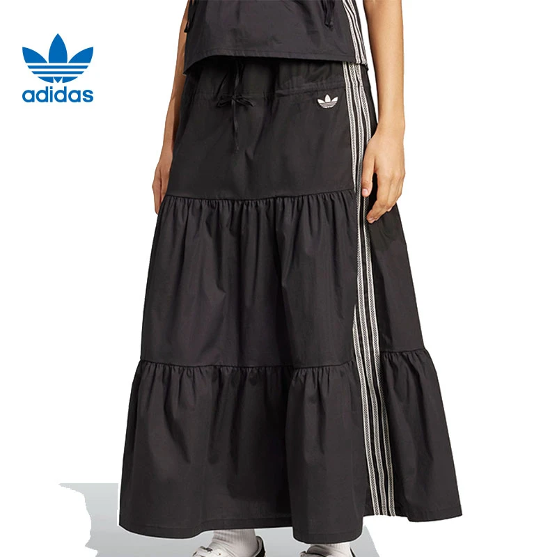 adidas阿迪达斯【大】三叶草女子运动休闲半身裙裙子KC0767
