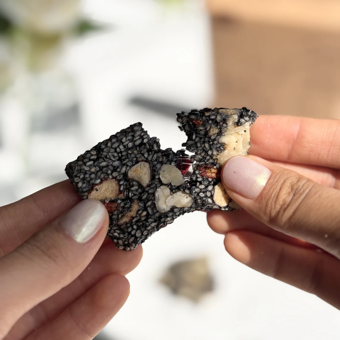 【福利品】蔓越莓芝麻糕糯而不黏牙香甜不齁嗓160g*2盒配料表干净