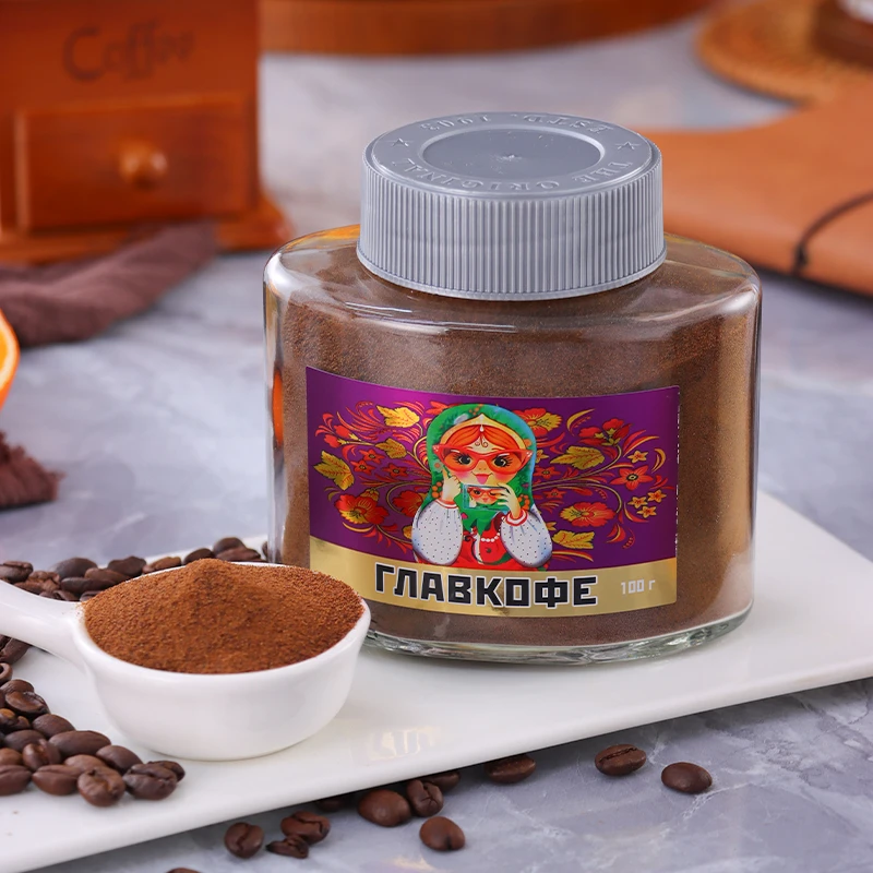 精致牌套娃系列醇品速溶咖啡100g