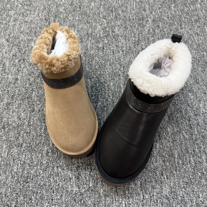 25年女鞋百搭时尚个性舒适时装靴-0044